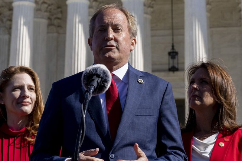 Texas Attorney General Ken Paxton is facing a temporary injunction, after a Travis County District Court judge blocked his office Monday from accessing information on trans youth from PFLAG, a national nonprofit that supports LGBTQ families. File photo by Tasos Katopodis/UPI