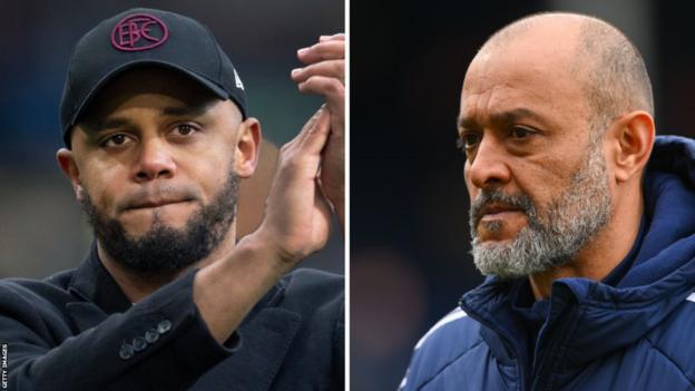 Burnley manager Vincent Kompany and Wolves manager Nuno are the only two black Premier League managers