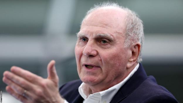 Bayern Munich honorary president Uli Hoeness