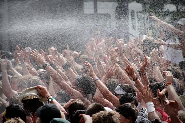 Crowd at a music festival - good generic