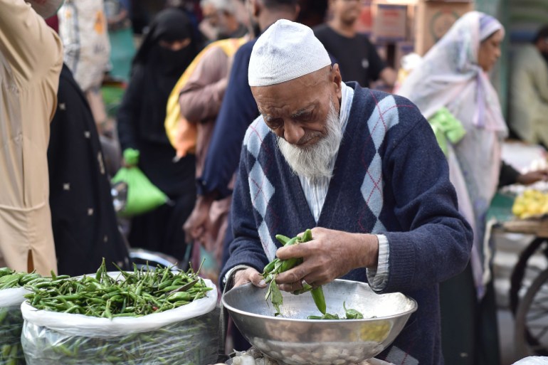 Inflation in Pakistan hit a record high of nearly 40 percent last year. [Shahzaib Akber/EPA]