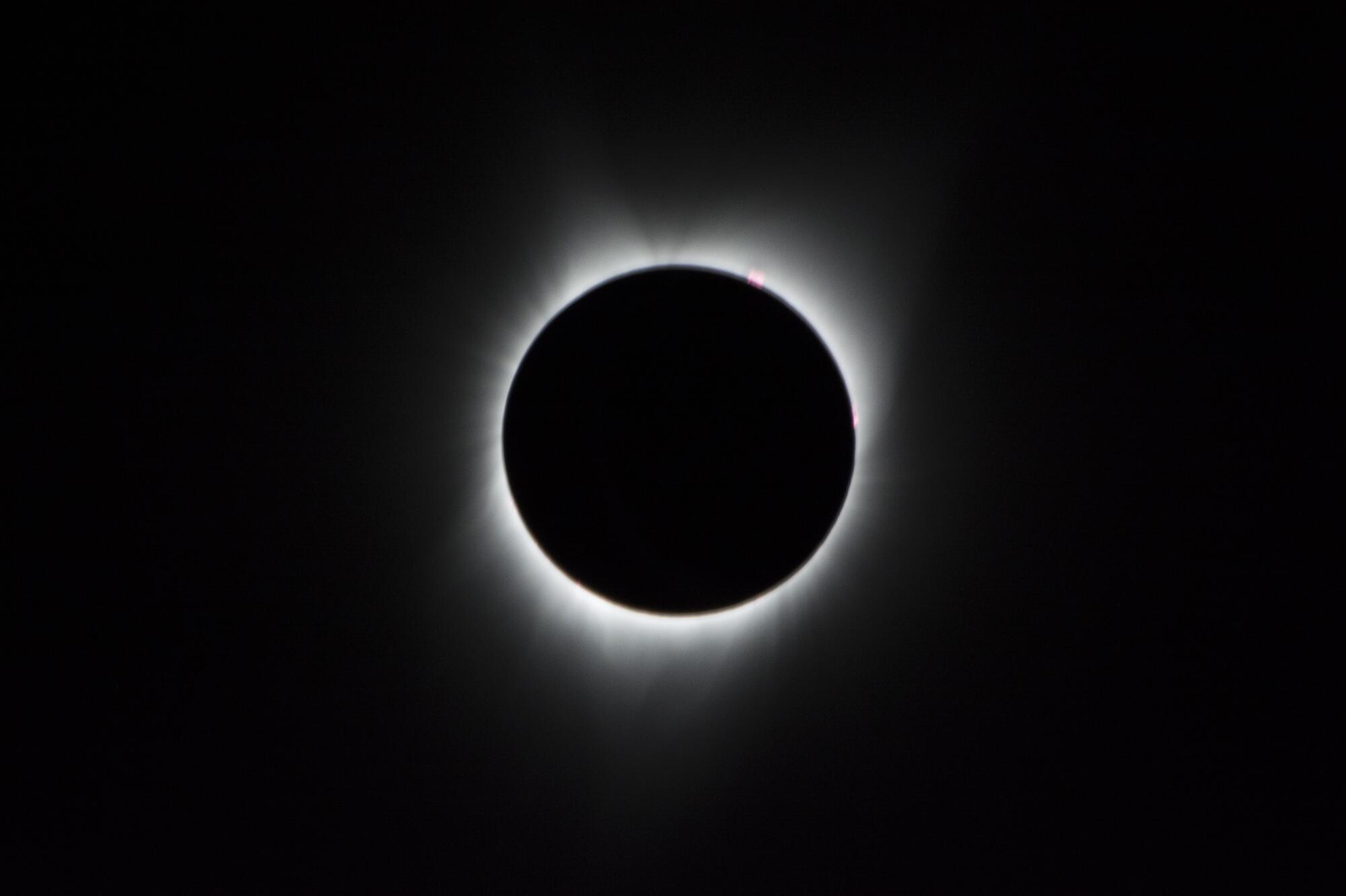 A total solar eclipse