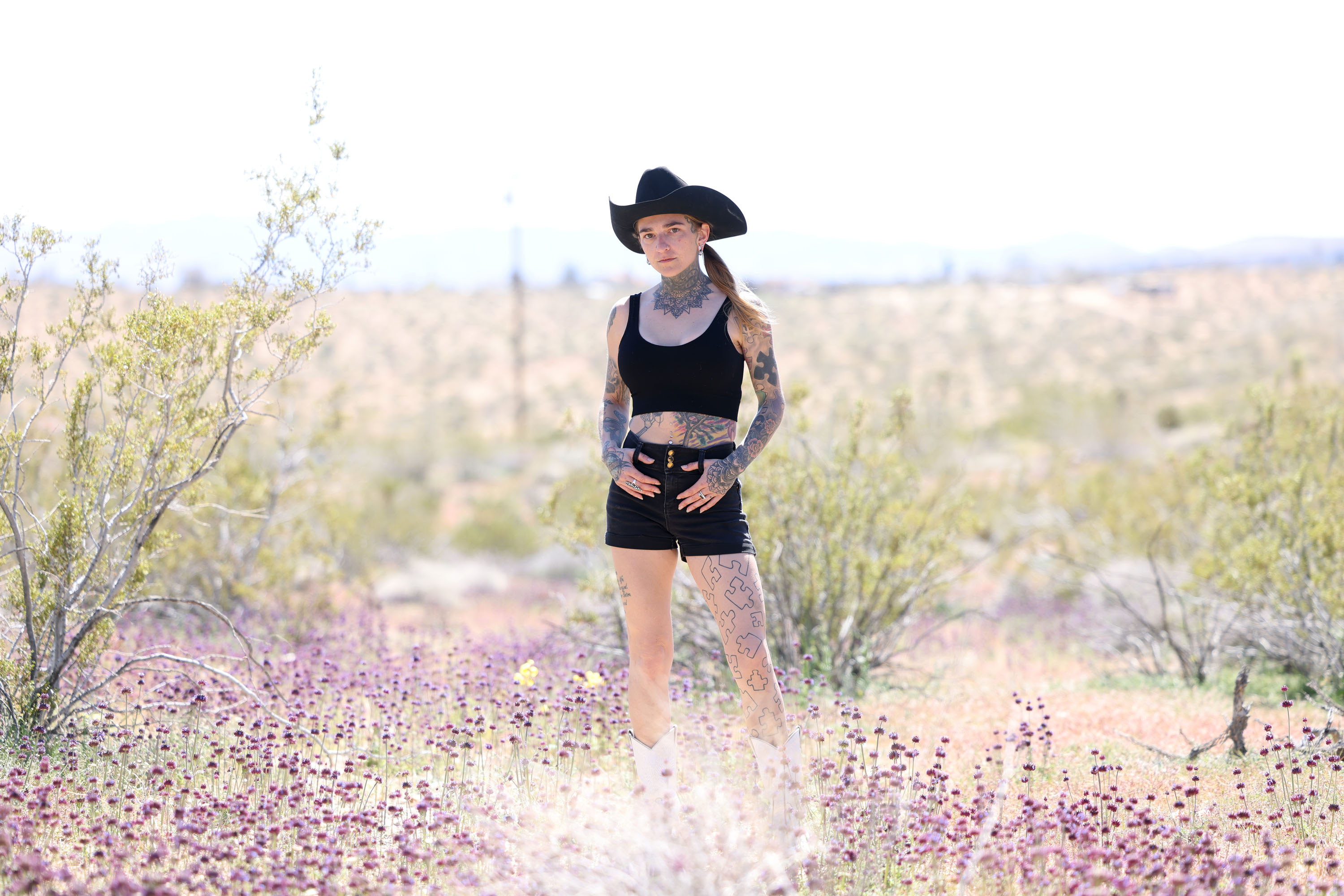 Danielle moved from the Bay Area to the California desert to escape the rat  race