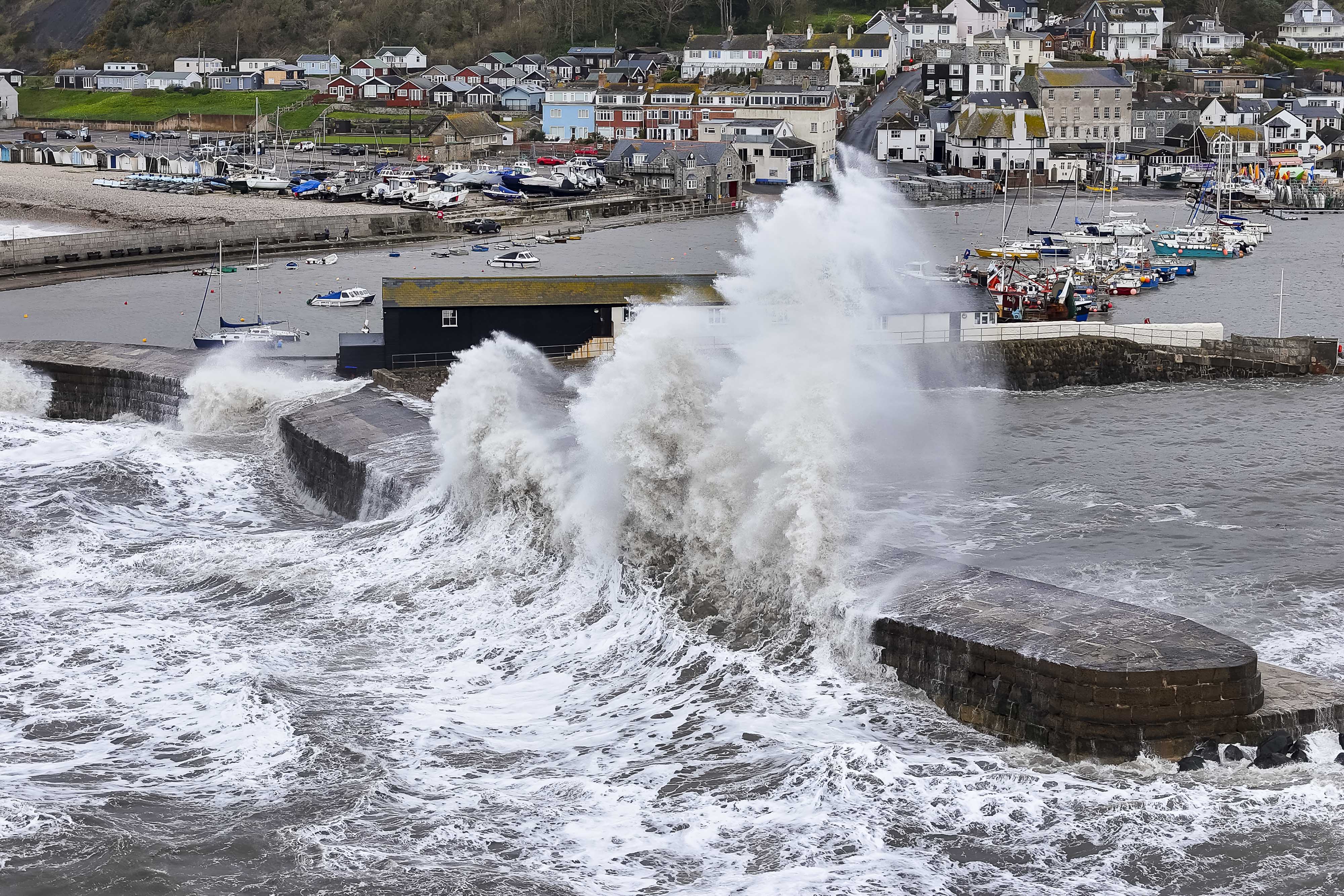 Brits felt the lasting affects of Storm Nelson over the Easter Bank Holiday