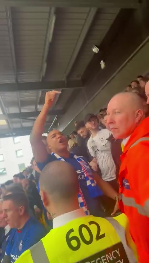 The British heavyweight champ taunted Norwich fans