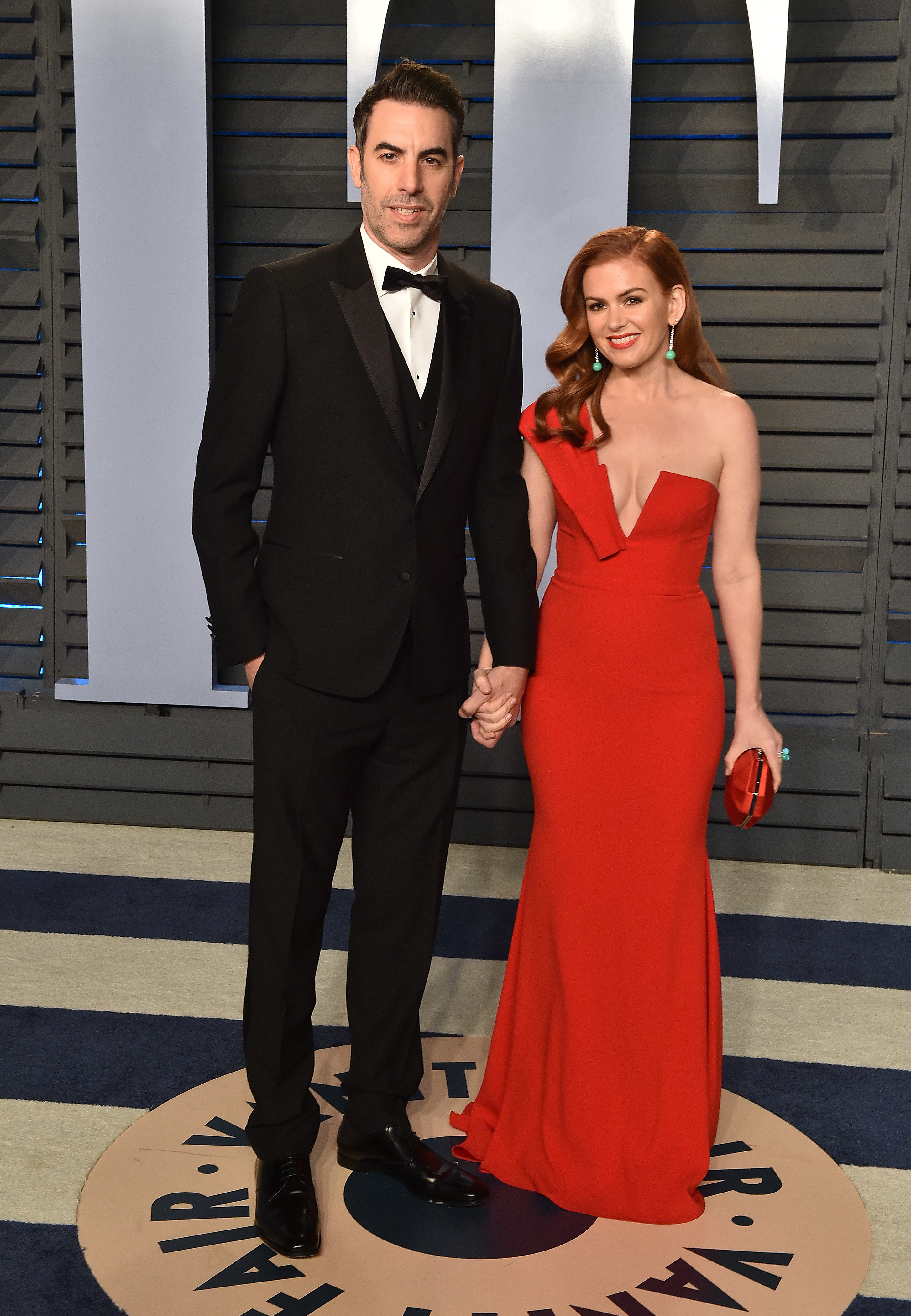 Sacha and Isla at the 2018 Vanity Fair Oscar Party