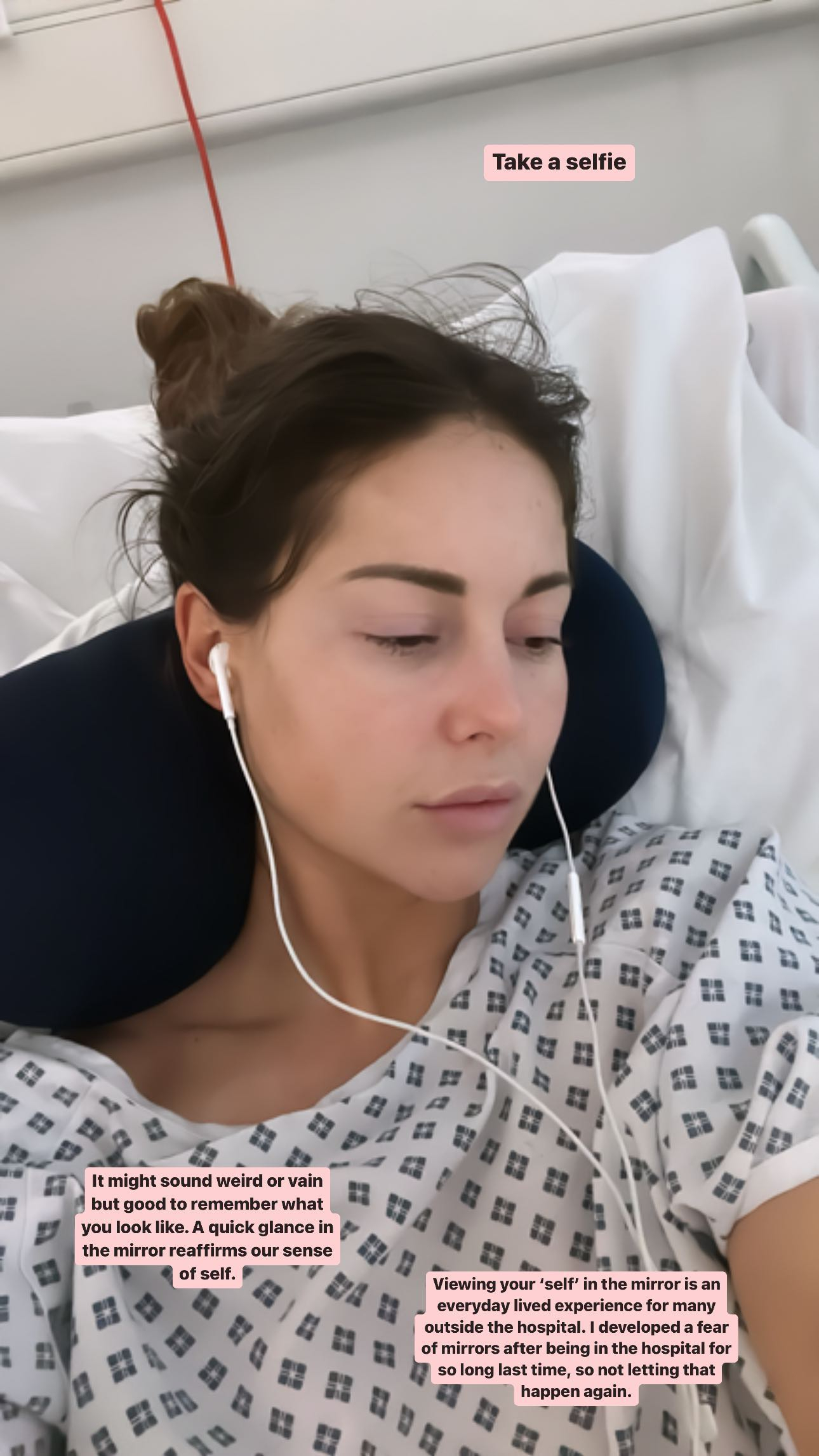 Fans were left fearing for Louise after her hospital admission in February