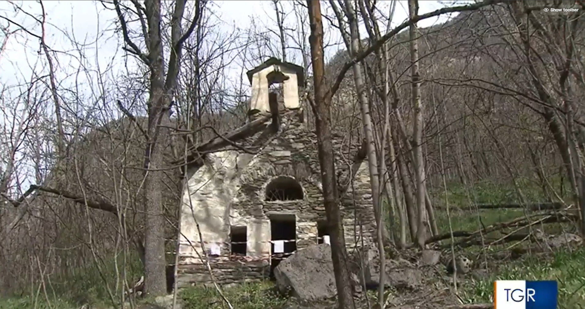 Laisne might have been searching for ghosts in the derelict church, police say