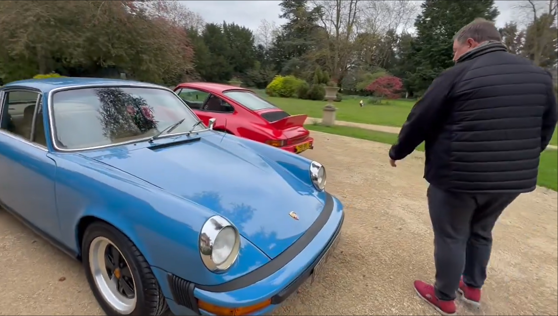 The TV star announced his big sale of two iconic Porsche from his collection