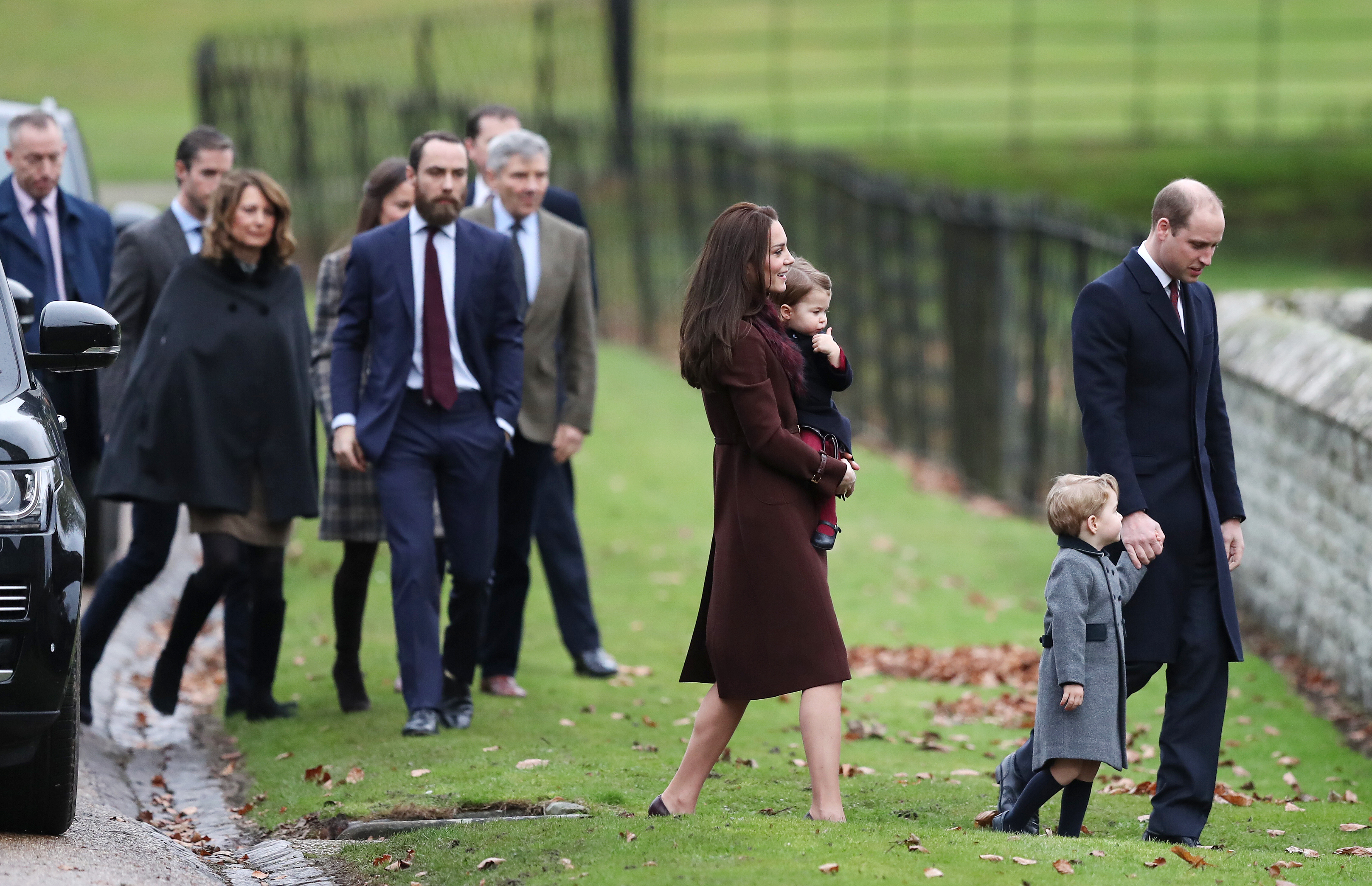 William was reportedly seen popping into a pub in Norfolk with Carole at the weekend