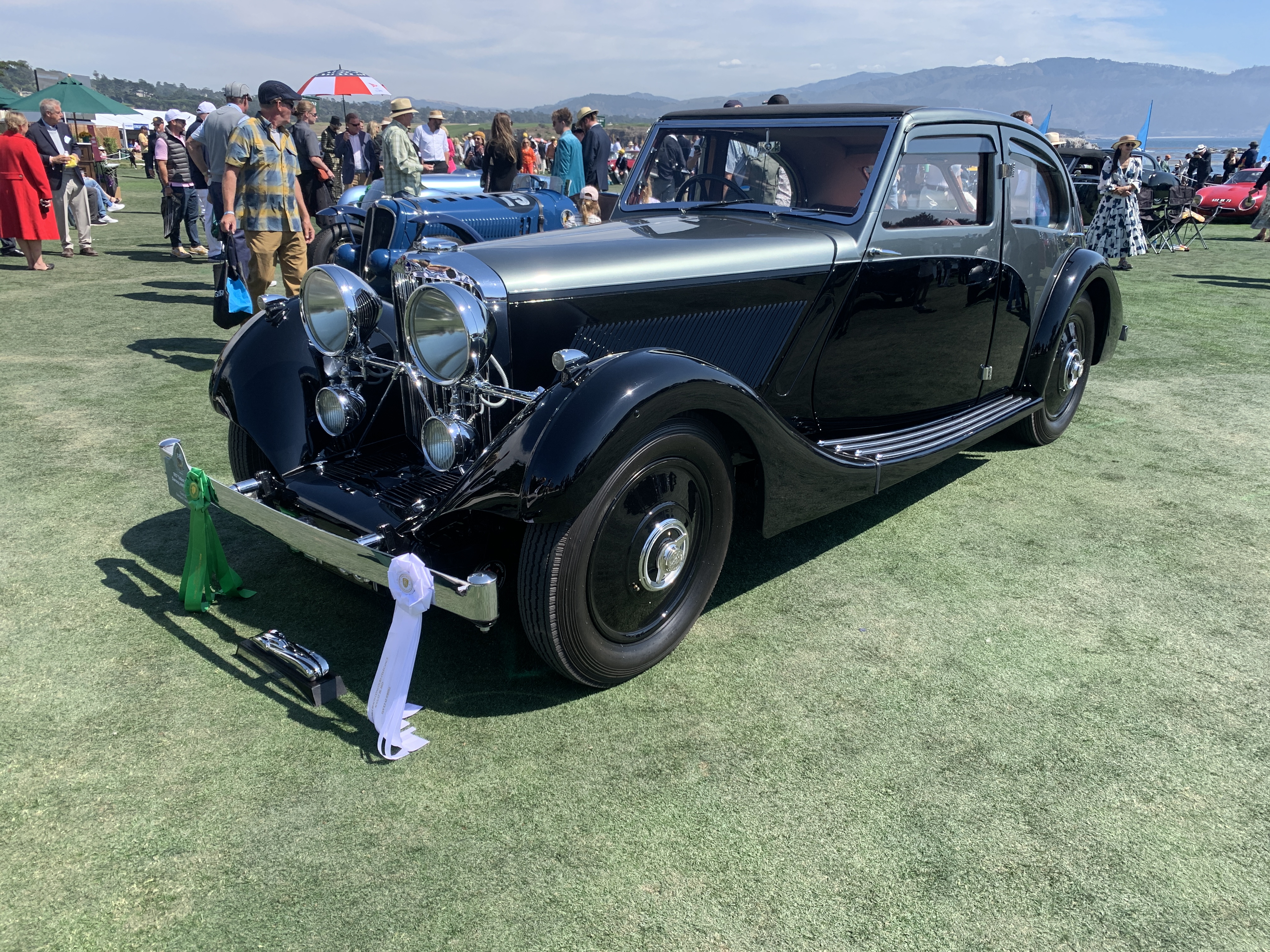 The car took home a third-place award at Pebble Beach, dubbed 'The Oscars of the classic car world'