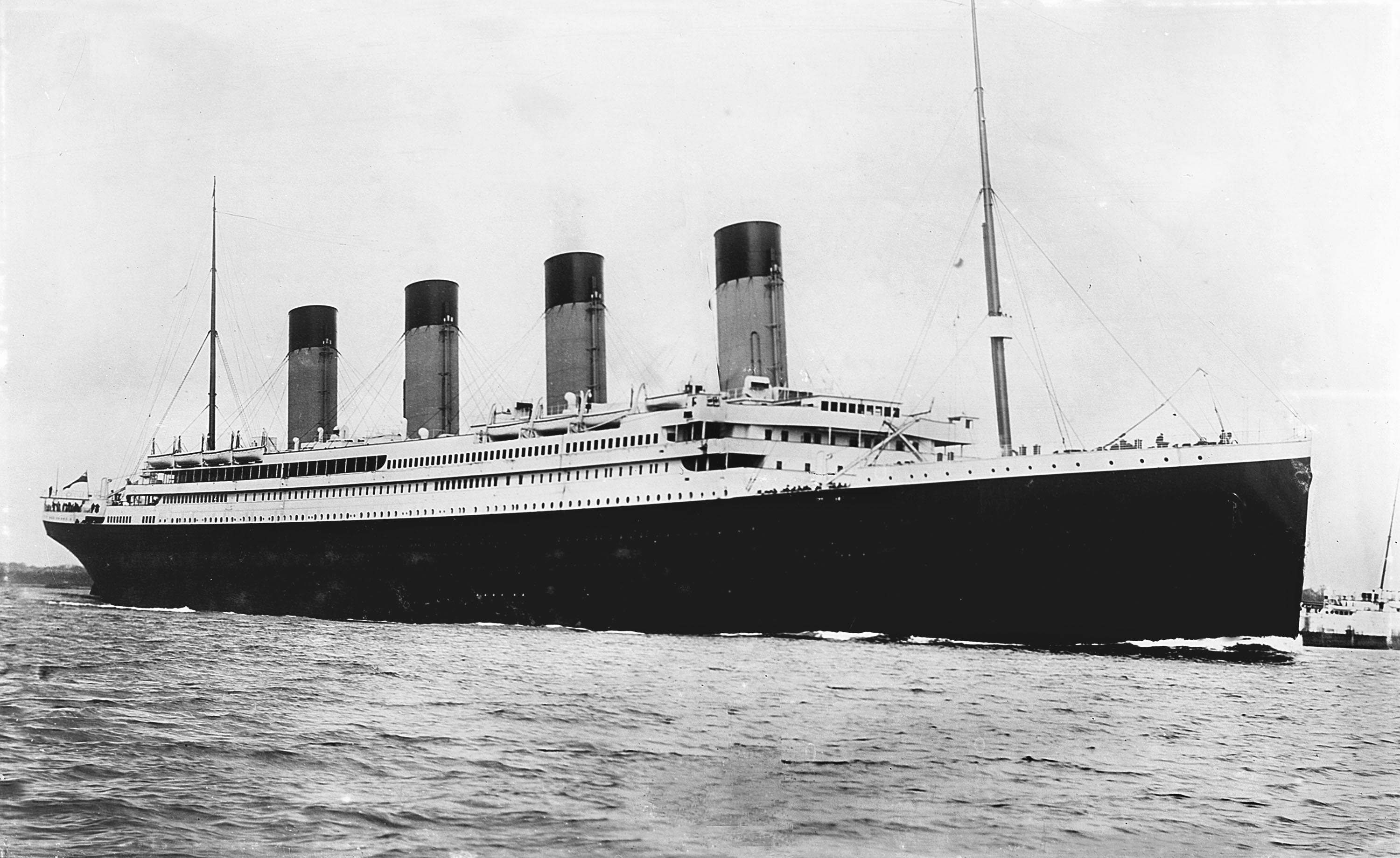 The original Titanic that sank 112 years ago in 1912 on its maiden voyage