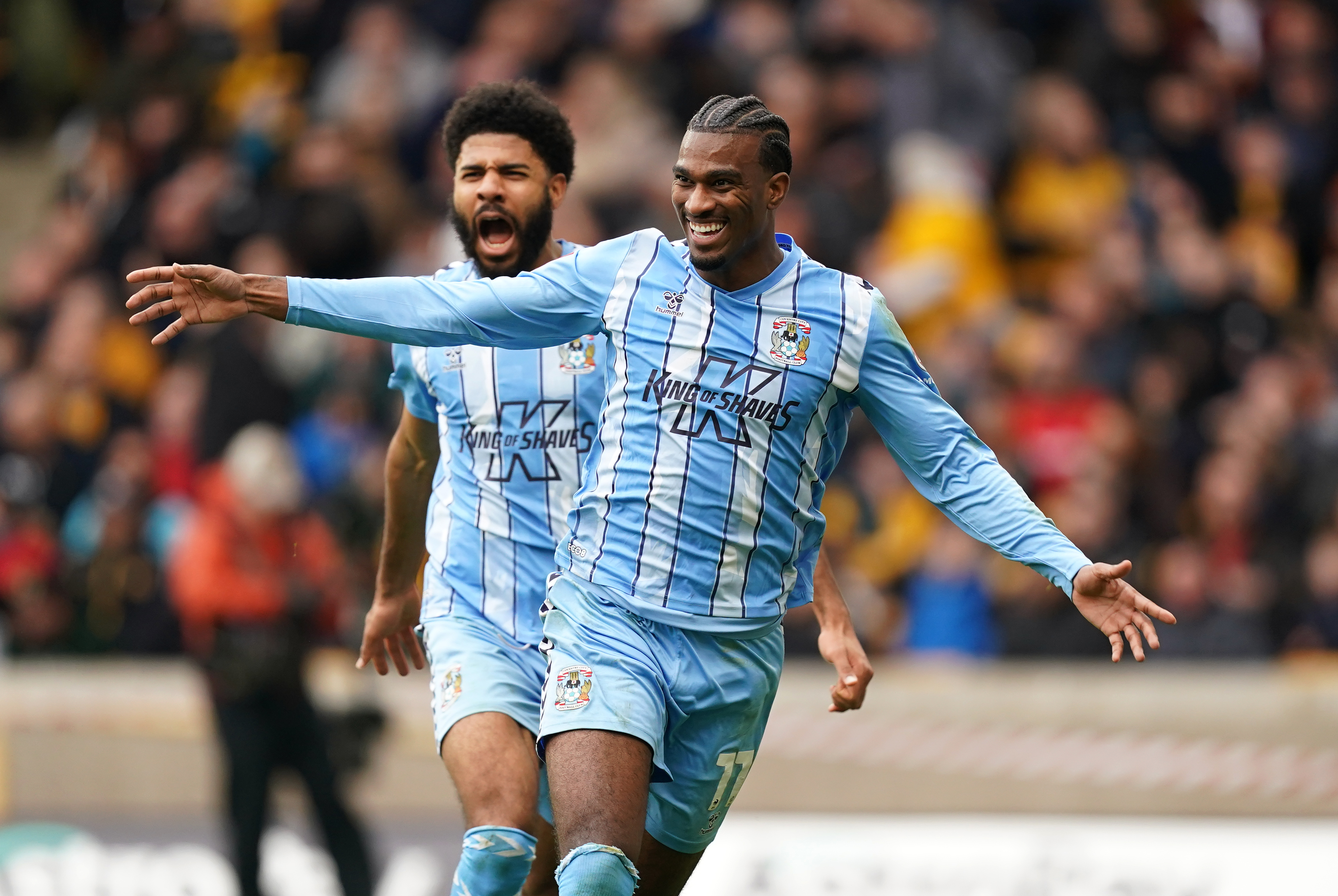 Coventry stunned Wolves in the previous round