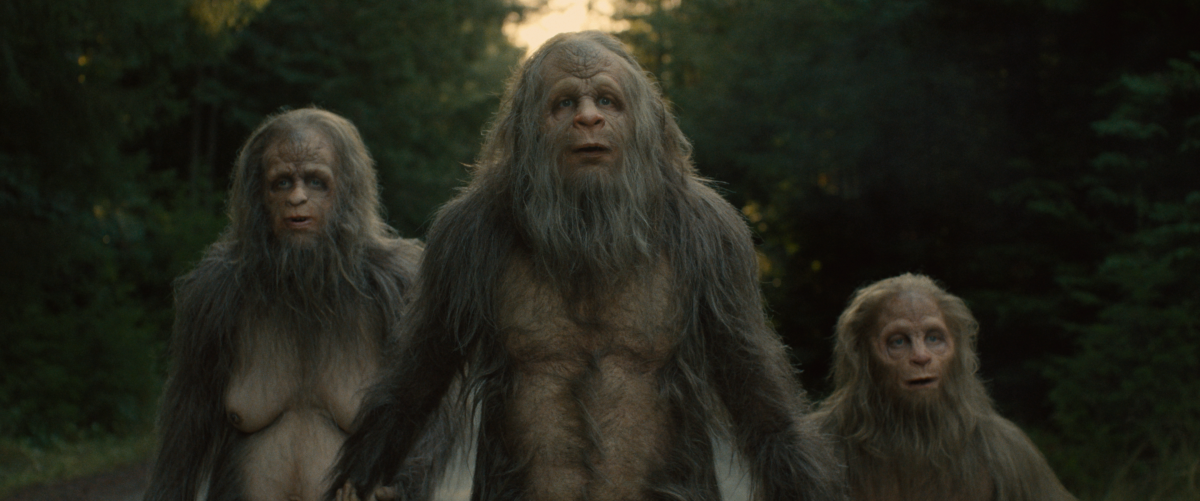 A trio of Sasquatches.