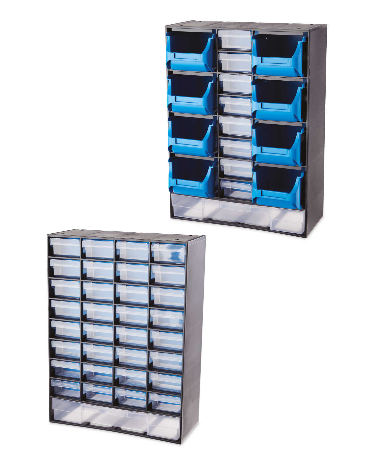 The removable drawers ensure you can access your screws, bits or tools