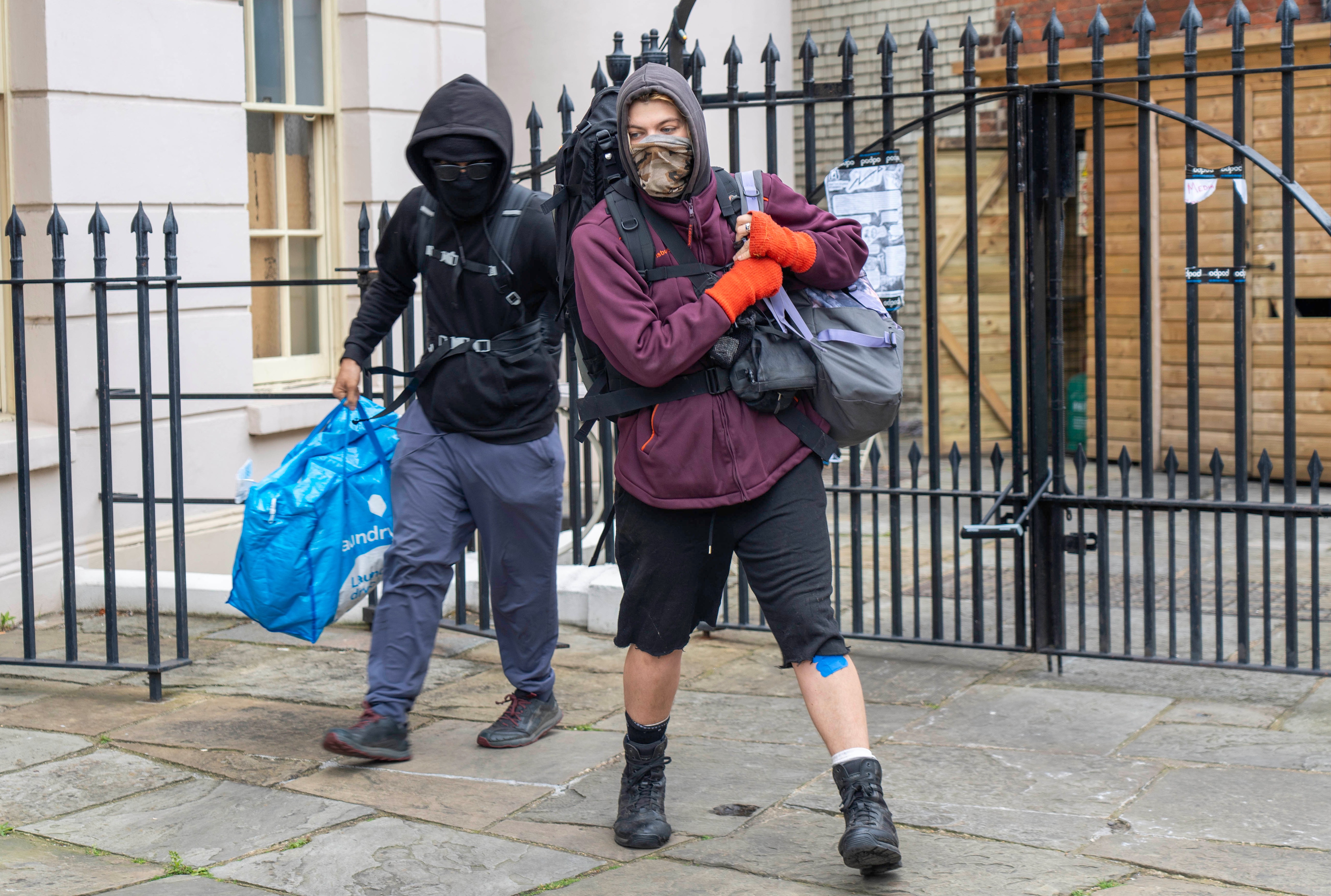 Squatters have been leaving Gordon Ramsay’s posh £13million pub in ones and twos — but some vowed to stay until kicked out