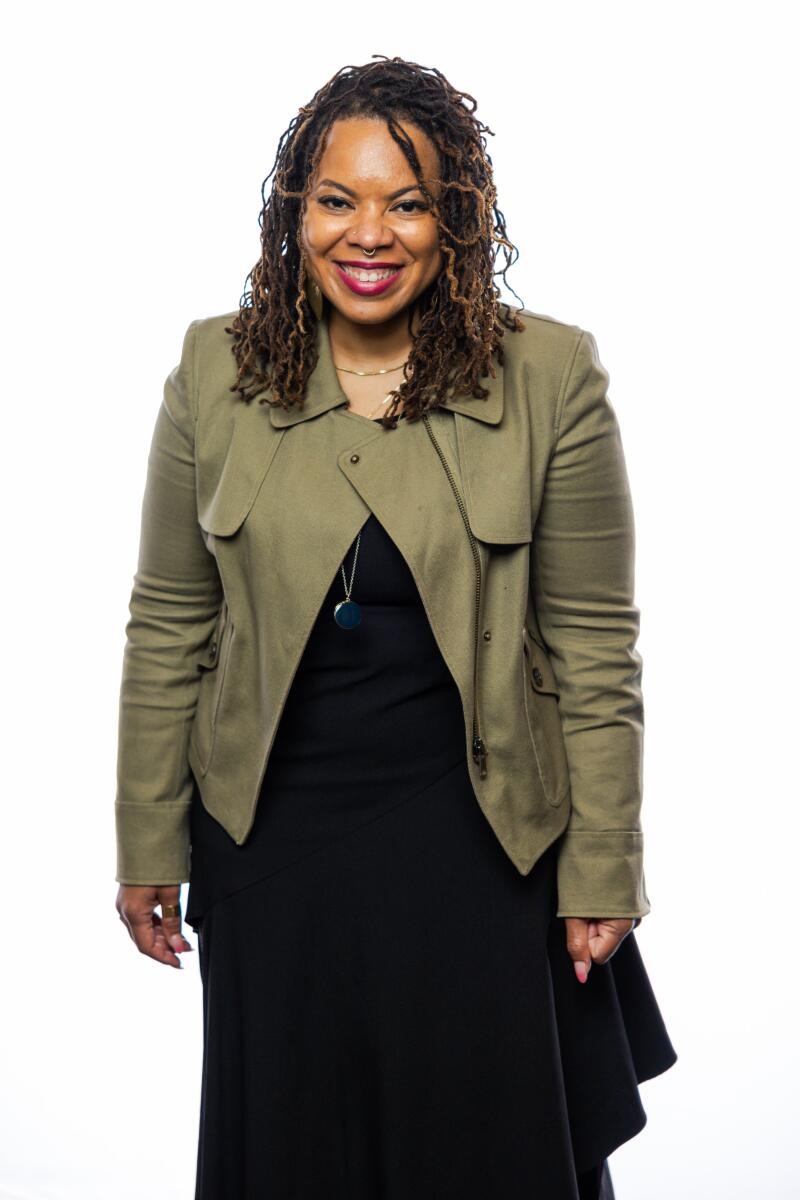 Airea D. Matthews in the Los Angeles Times Portrait Studio.