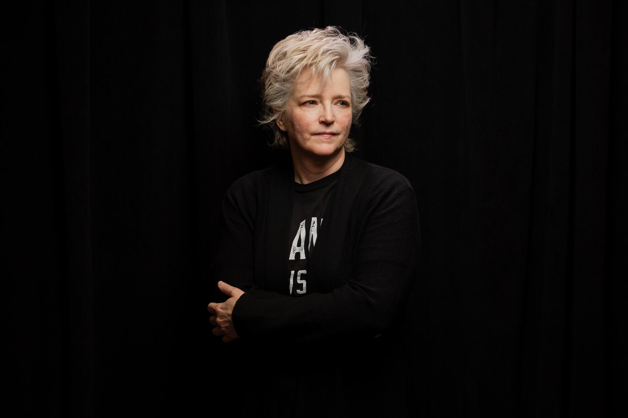 Karin Slaughterher in the Los Angeles Times Portrait Studio 