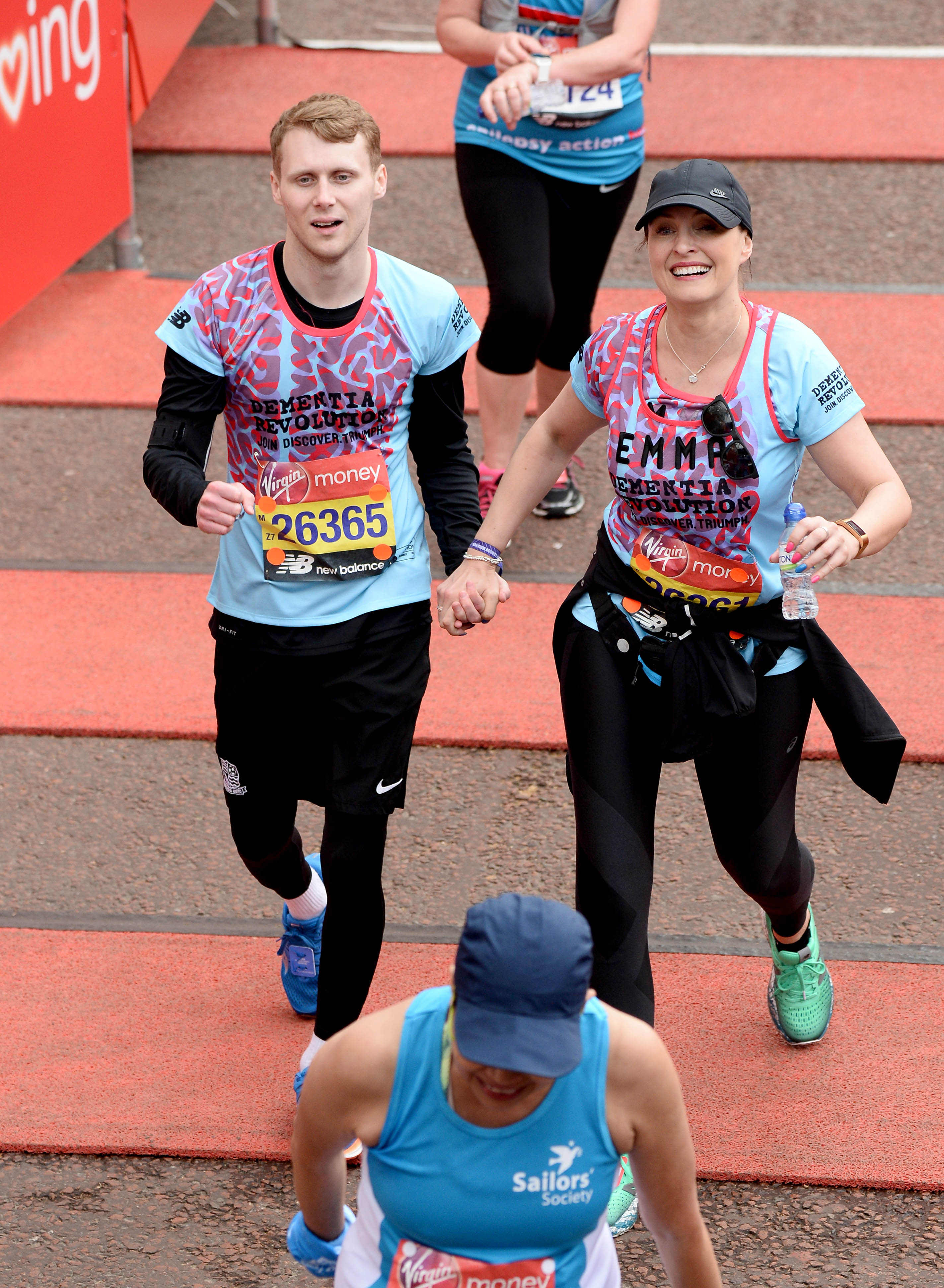 Jamie and Emma previously ran the London Marathon in 2019