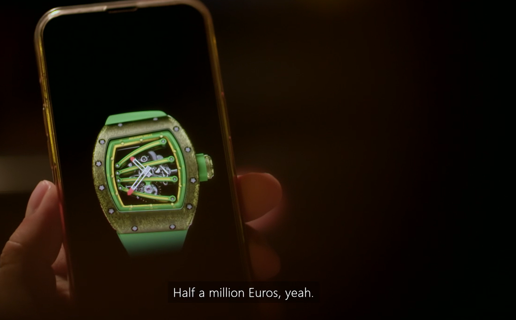 The watch stolen was a Richard Mille