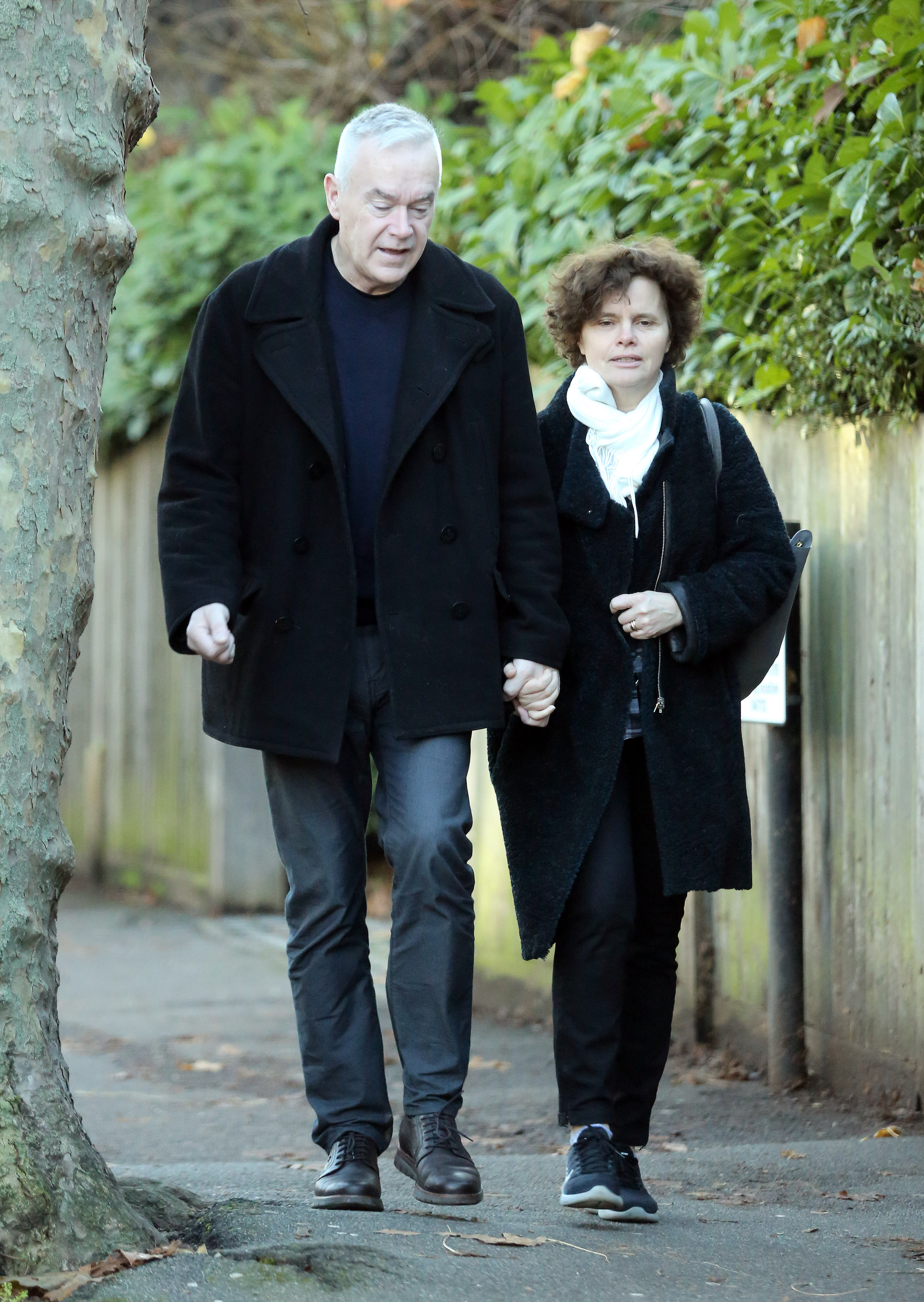 Edwards pictured with his wife Vicky Flind