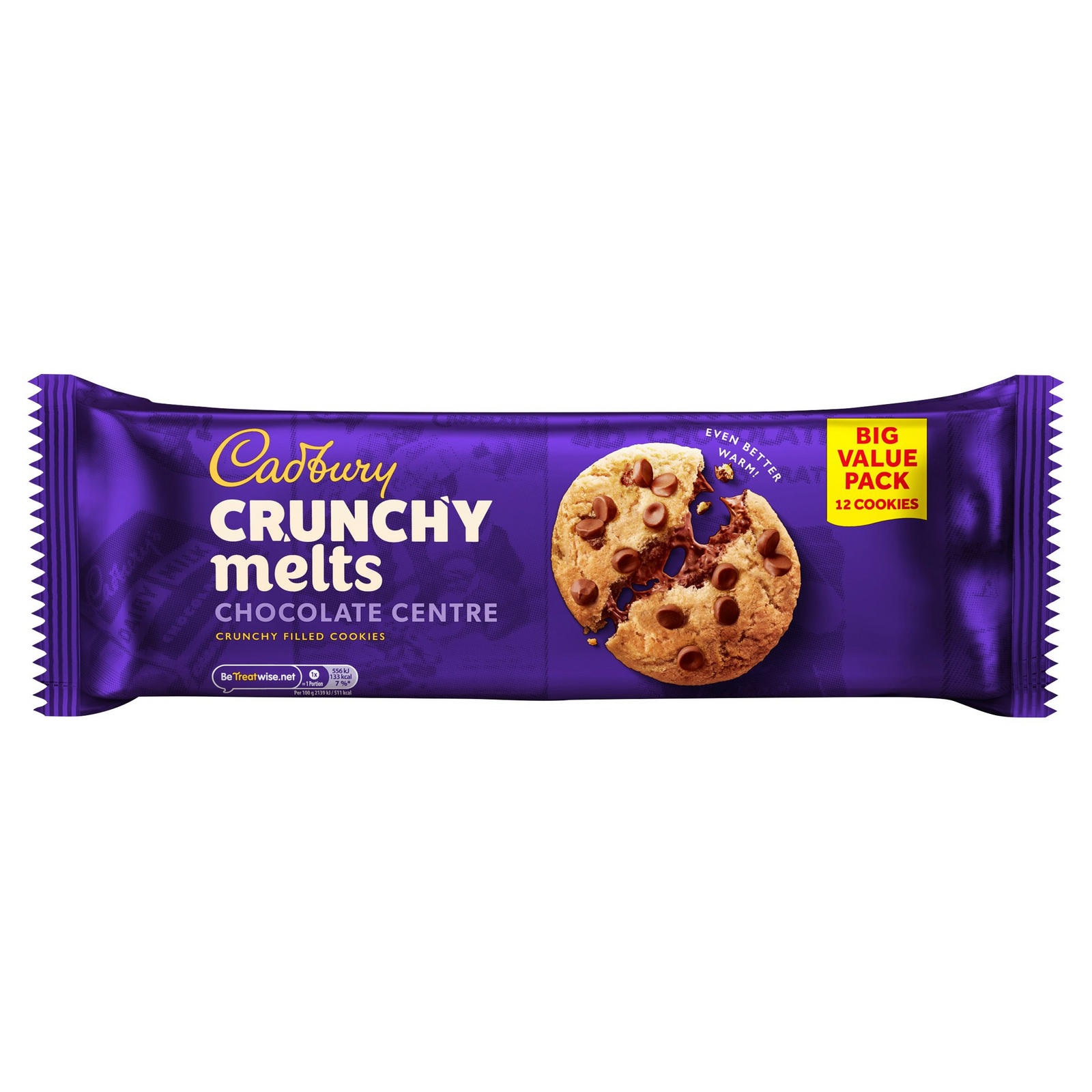 A pack of 12 of Cadbury crunchy melt cookies is just £2.25 at Iceland