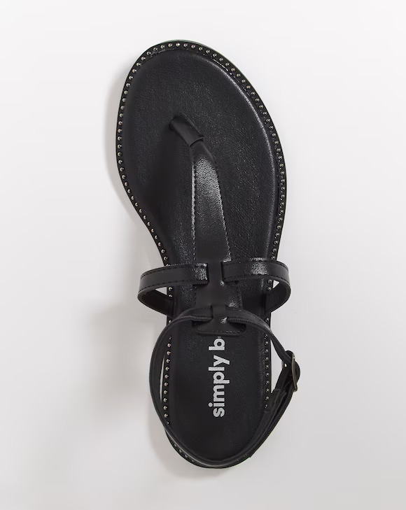 Save £3 on these black sandals at simplybe.co.uk