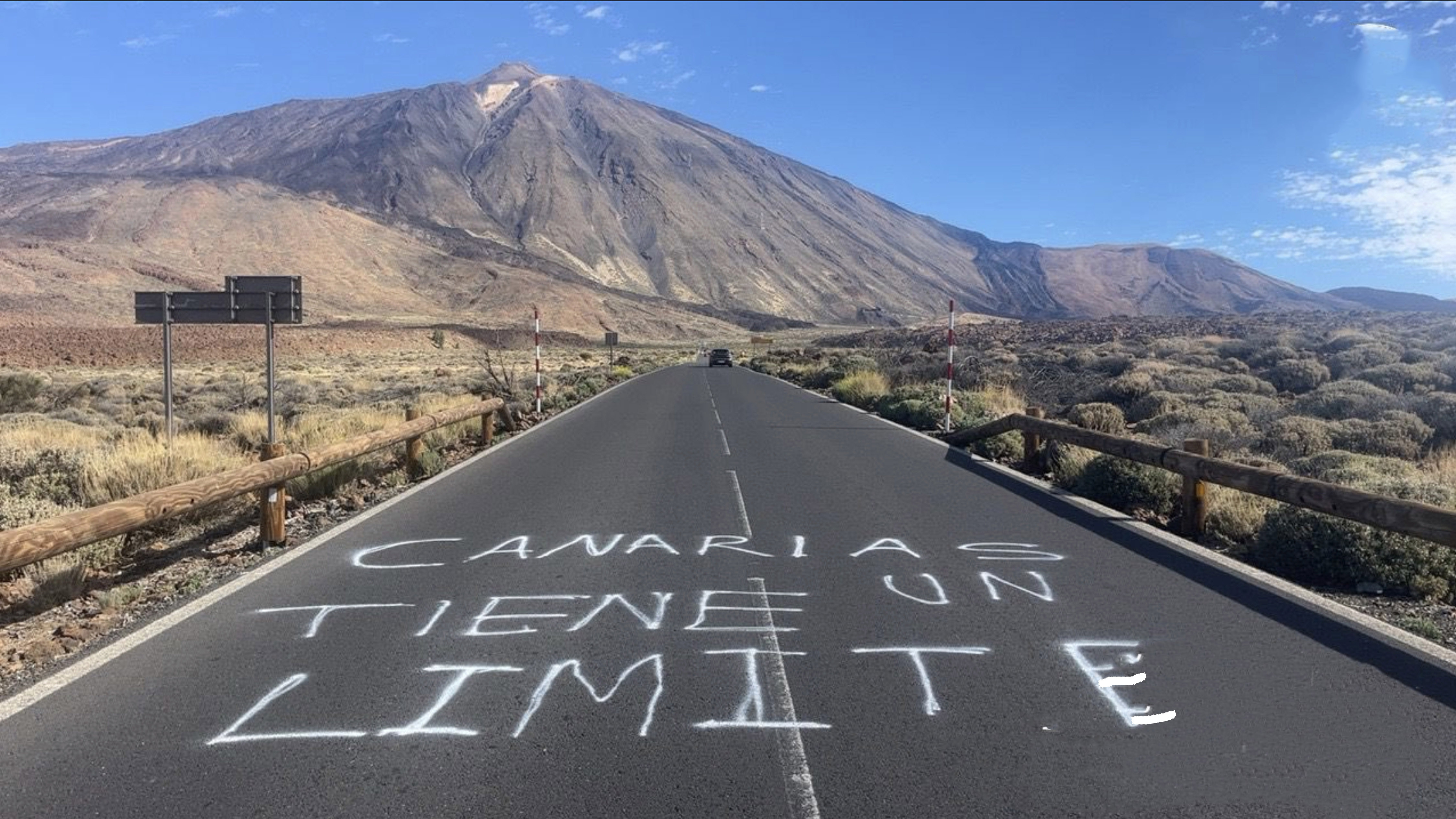 Protest groups have united under the banner of 'The Canary Islands have a limit'