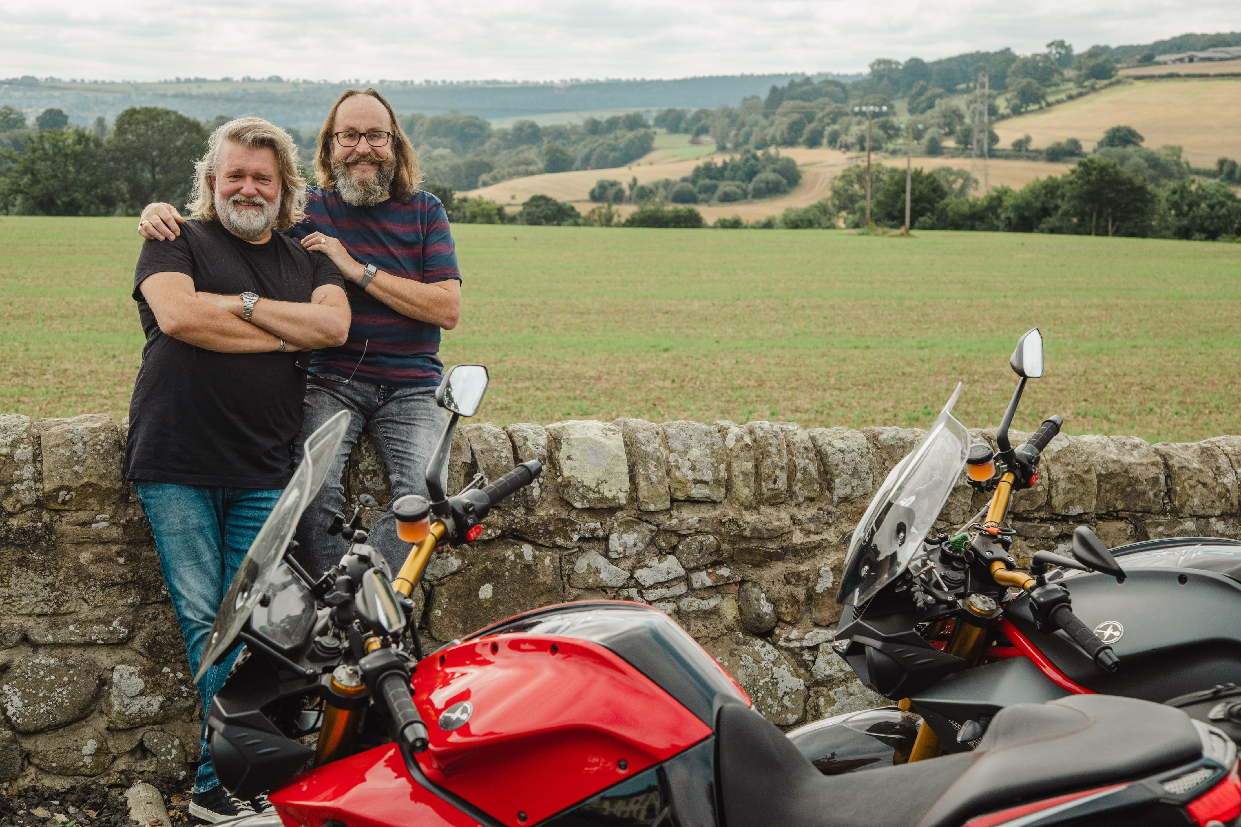 Dave filmed The Hairy Bikers up until his death in February