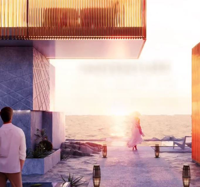 Sindalah will feature modern villas that open up to a stunning Ocean view