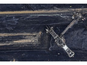 A bucket-wheel excavator at the Hambach open-cast lignite mine, operated by RWE AG, in Hambach, Germany, on Friday, April 8, 2022. Germany's Economy Minister Robert Habeck last week said the country has already cut its reliance on Russian coal by at least half in the past month as the European Union agreed to ban imports of the fuel from Russia.