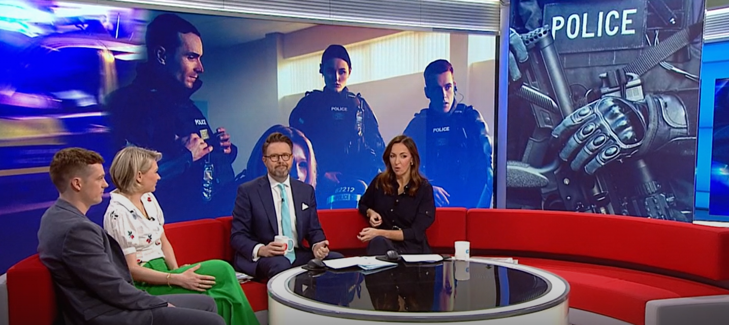 BBC Breakfast fans blasted the coverage of drama Blue Lights on the show