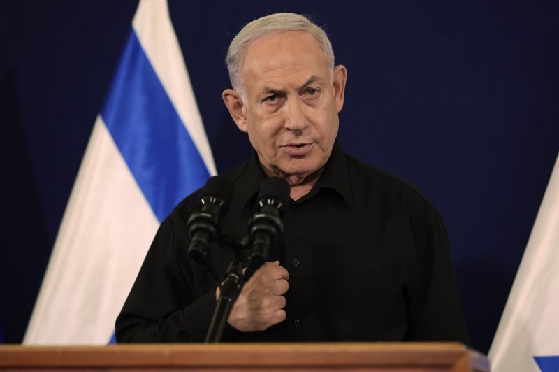 Israel's Prime Minister Benjamin Netanyahu announced Monday "there is a date" for Israeli Defense Forces to invade Rafah, despite U.S. objections. "This victory requires entering Rafah and eliminating the terrorist battalions there. This will happen," Netanyahu said. File Pool Photo by Abir Sultan/EPA-EFE