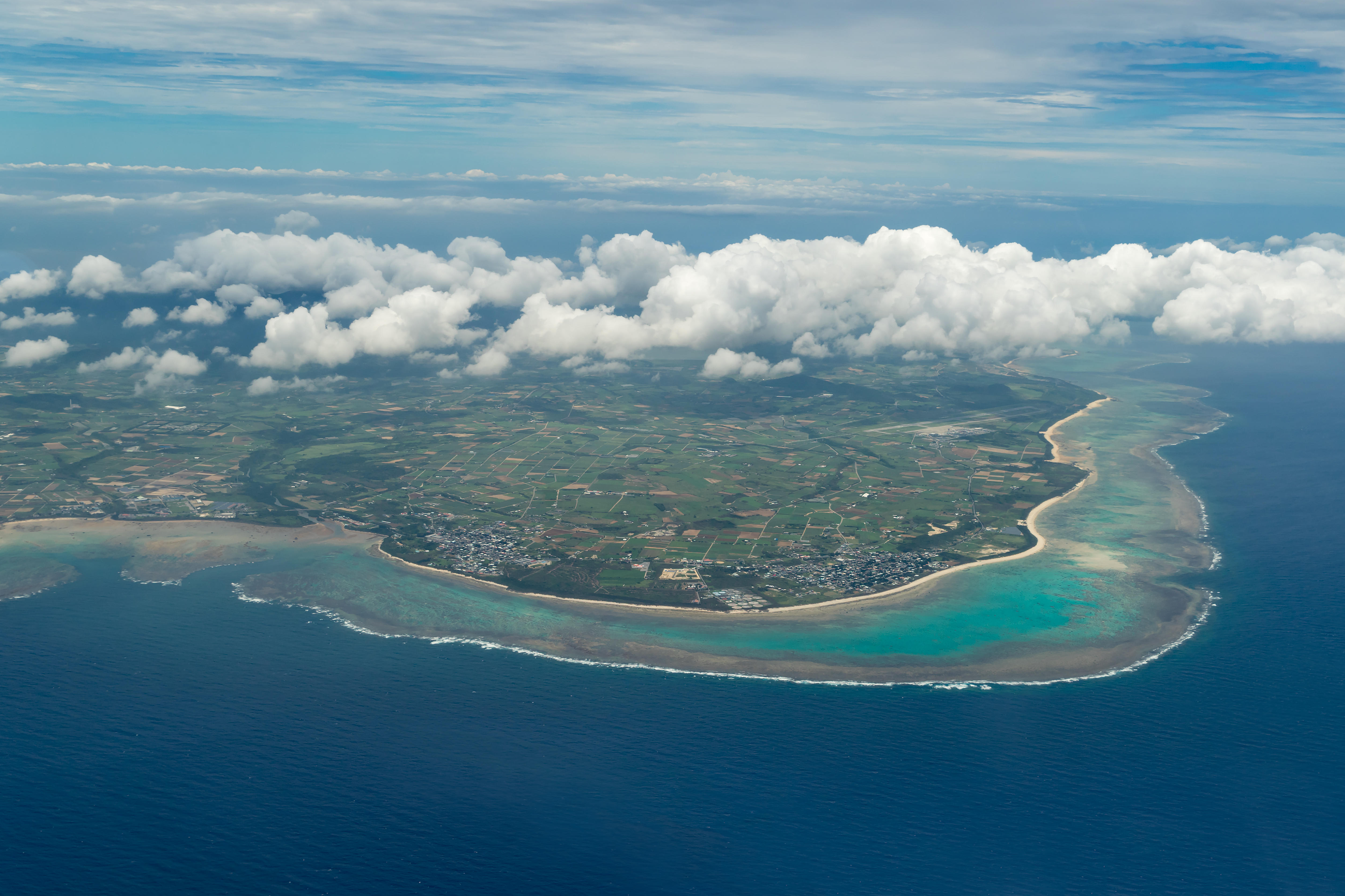 Ishigaki Island in Okinawa, Japan. The Japan Meteorological Agency issued the warning for the areas around Okinawa Island, Miyakojima Island and Yaeyama Island