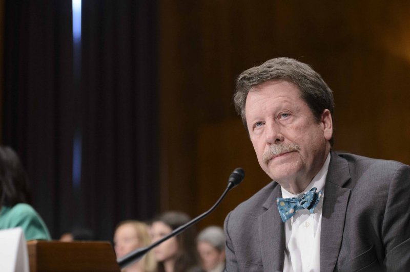 Commissioner of the Food and Drug Administration Robert Califf looks on during a Senate Health, Education, Labor and Pensions Committee hearing on May 4, 2023. On Thursday, he told the House Committee on Oversight and Accountability that Congress should pass legislation to mandate that companies importing food into the United States test for lead. Photo by Bonnie Cash/UPI