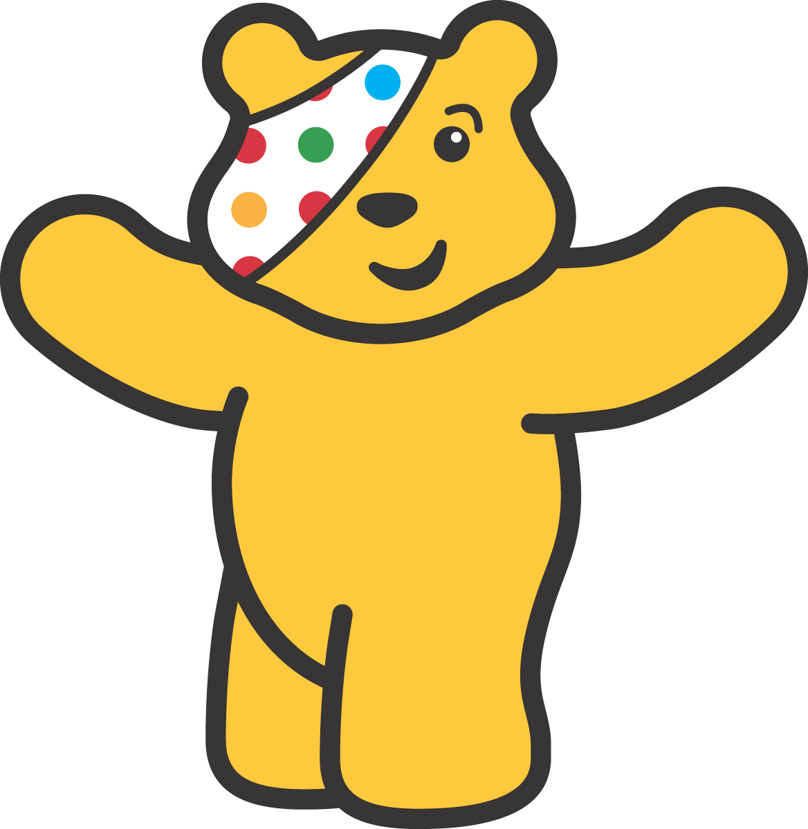 Children In Need mascot Pudsey Bear was unveiled as a smoker this week