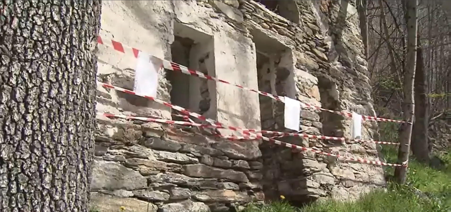 The victim's body was discovered decomposing in an abandoned church