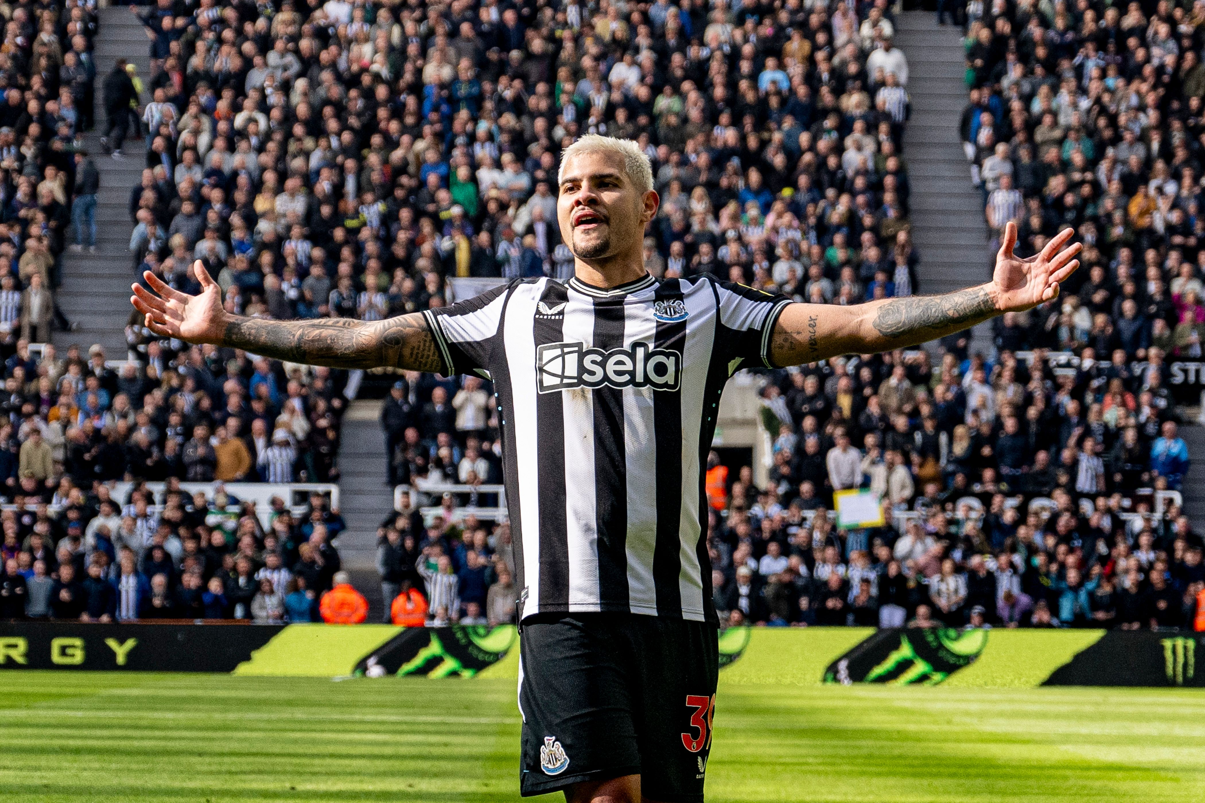 Bruno Guimaraes is feeling the love of the Newcastle fans