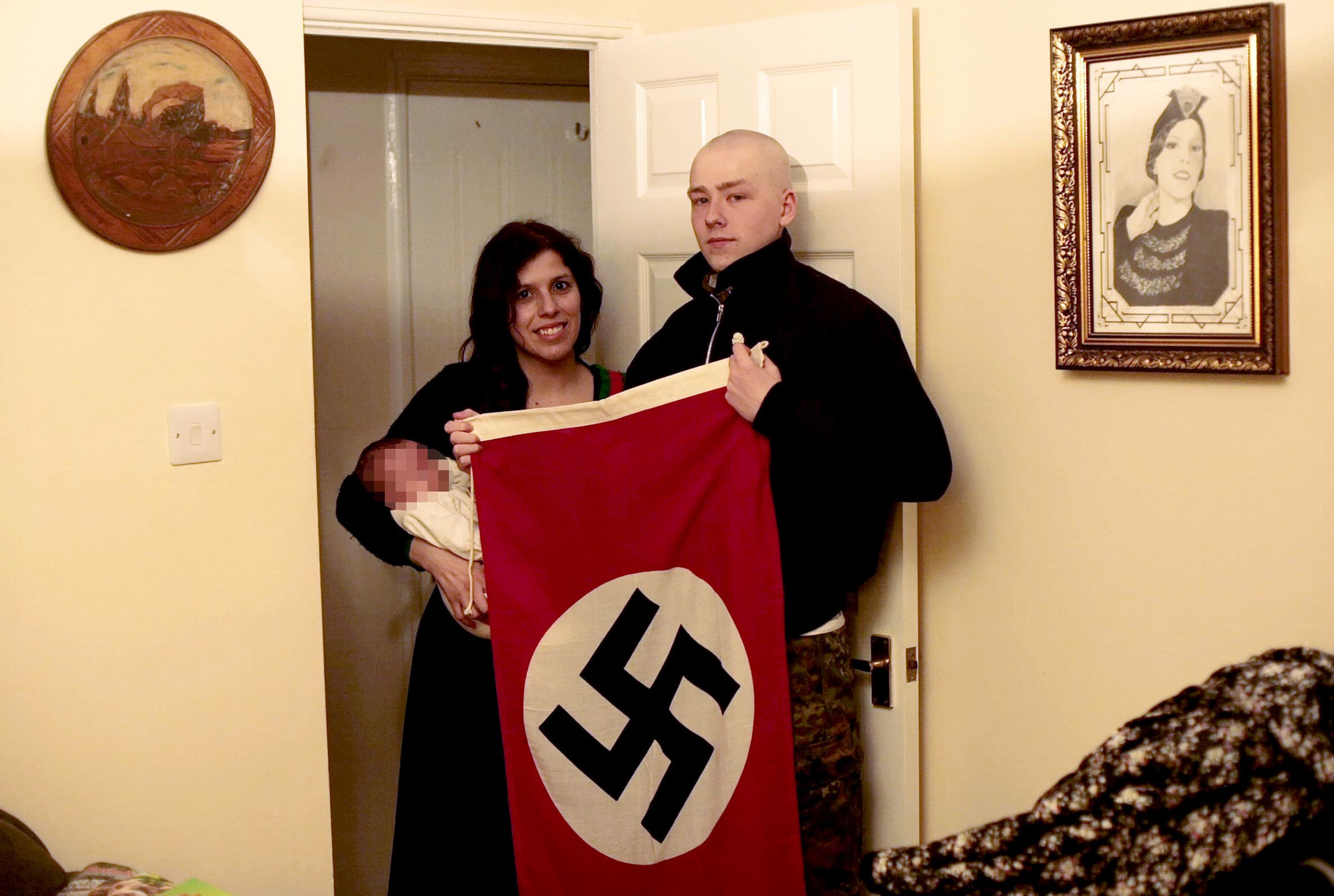 Claudia Patatas and Adam Thomas who belonged to banned neo-nazi terror group National Action and called their baby son Adolf