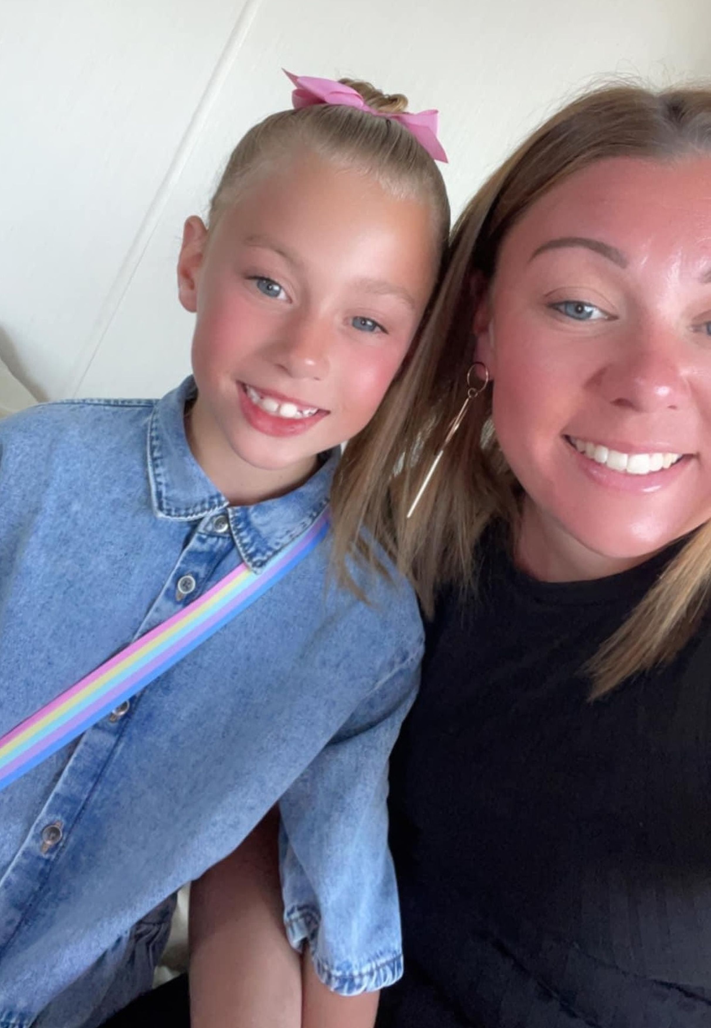 Mum Stevie Bowyer, fears her daughter Mia-Rose could face permanent damage to her throat after accidentally inhaling the 'world's sourest sweet'