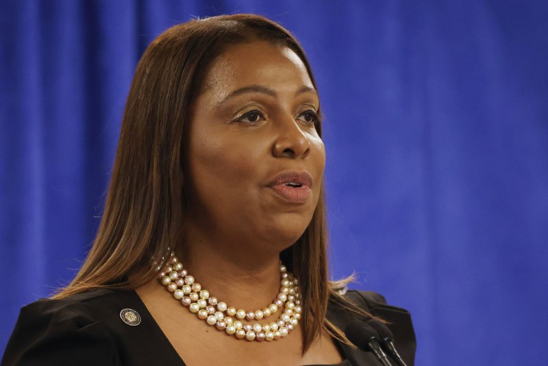 New York Attorney General Letitia James's office on Friday argued the California-based insurance brokerage that posted former President Donald Trumps $175 million bond could not secure an amount that high. File Photo by John Angelillo/UPI