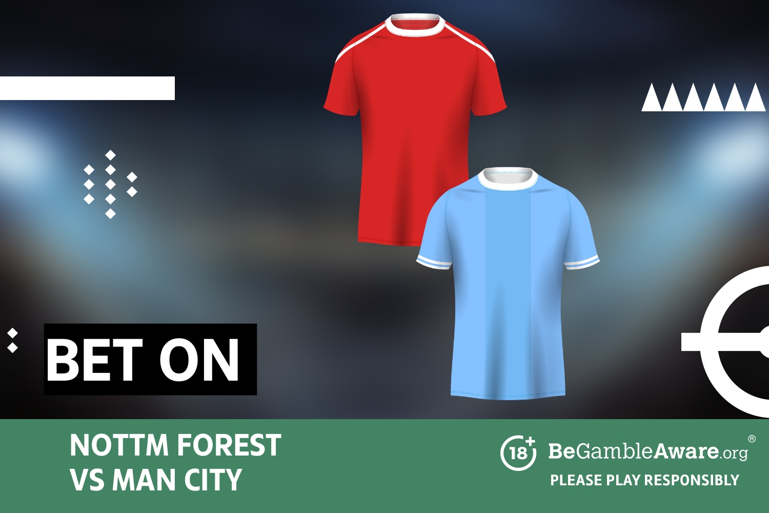 Bet on Nottingham Forest vs Manchester City. 18+ BeGambleAware.org - Please play responsibly.