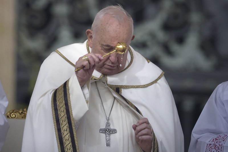 A Pew poll published Friday found 75% of American Catholics approve of Pope Francis, an 8 point drop from the approval rating in a 2021 Pew poll. Majorities of respondents wanted the church to allow contraception and women priests.Photo by Stefano Spaziani/UPI