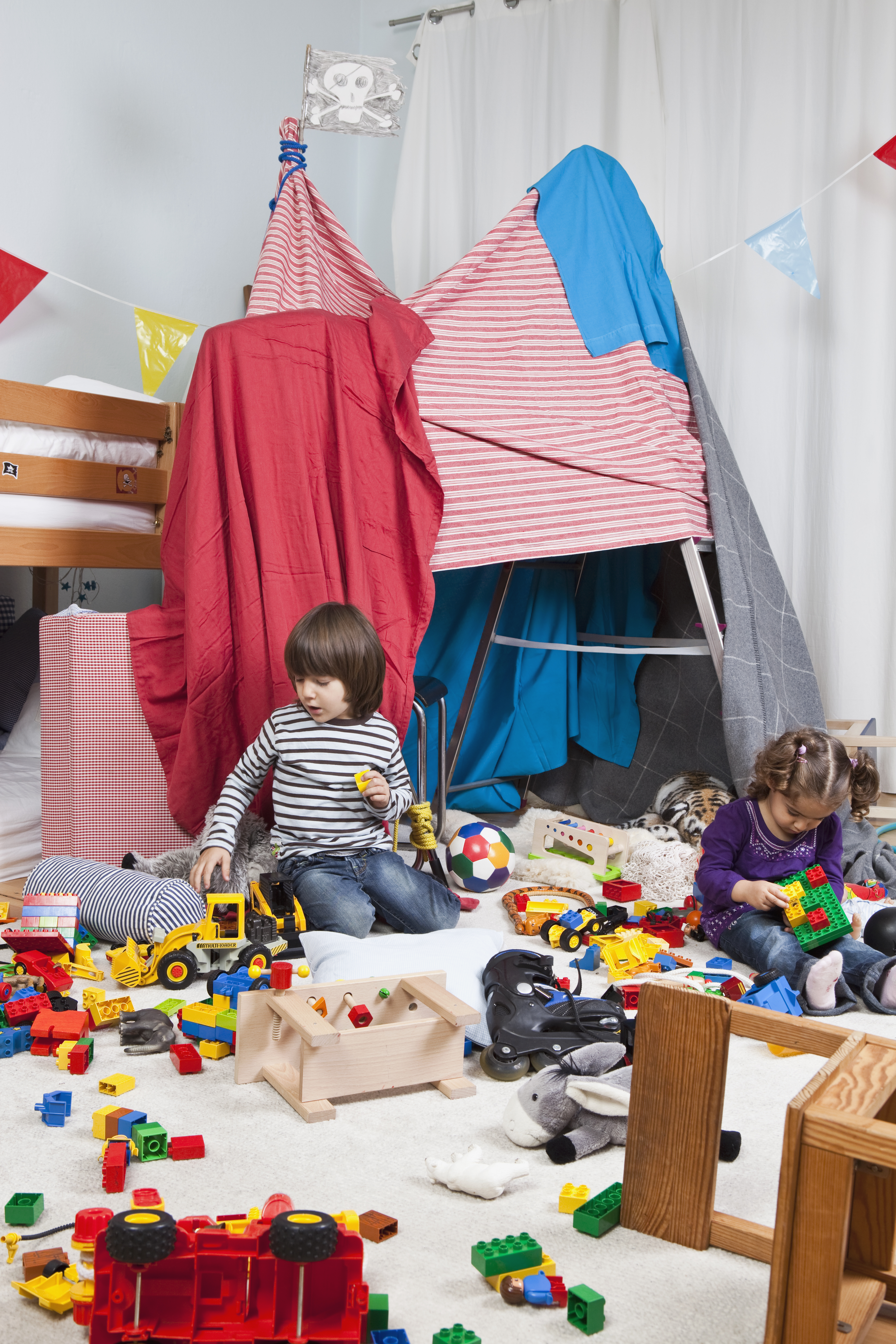 Children's rooms and playrooms end up getting extremely messy