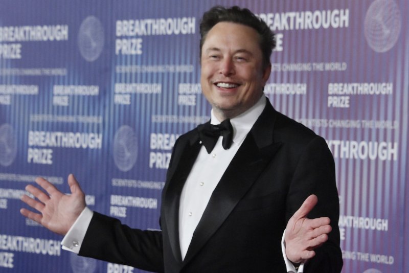 Tesla is asking its board to re-approve Elon Musk's $56 billion compensation package. Photo by Jim Ruymen/UPI