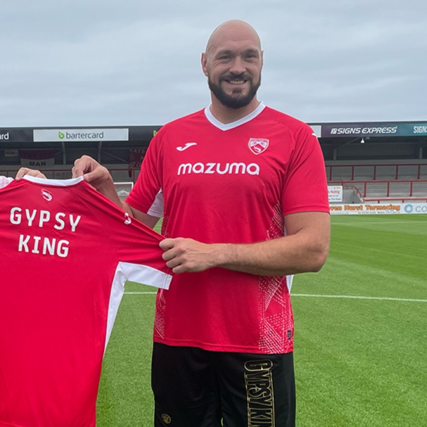 Tyson Fury is a proud backer of his local team