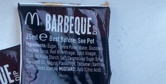 McDonald's fans have been pointing out a difference in the fast food eatery's BBQ dip