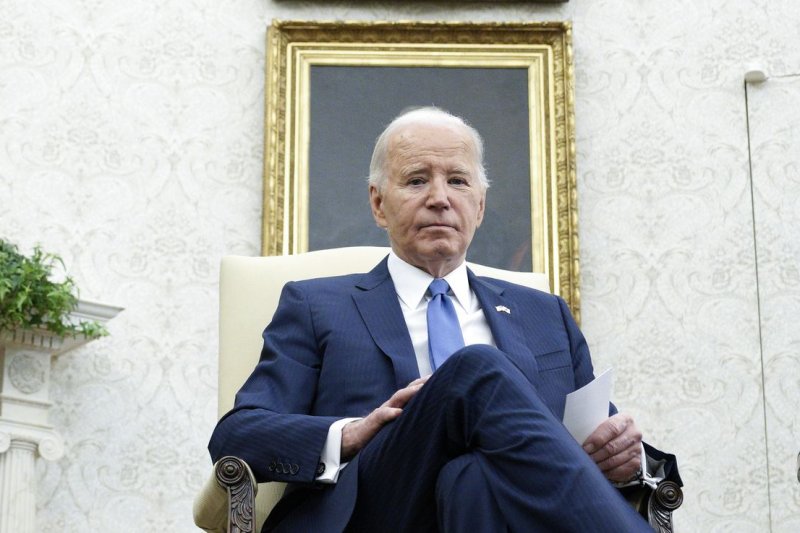 President Joe Biden announced a new rule for gun background checks on Thursday. Photo by Yuri Gripas/UPI