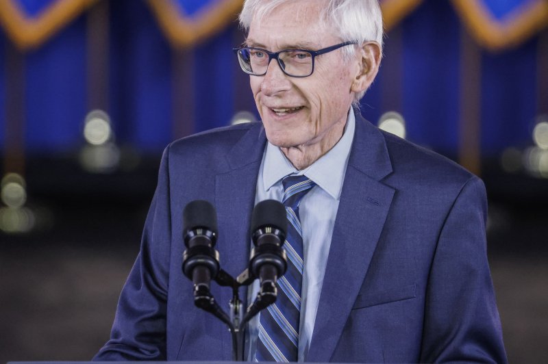 On Tuesday, Wisconsin Gov. Tony Evers (pictured in Milwaukee in December) said no to a bill that would have banned transgender student athlete participation based on their chosen gender. File Photo by Tannen Maury/UPI