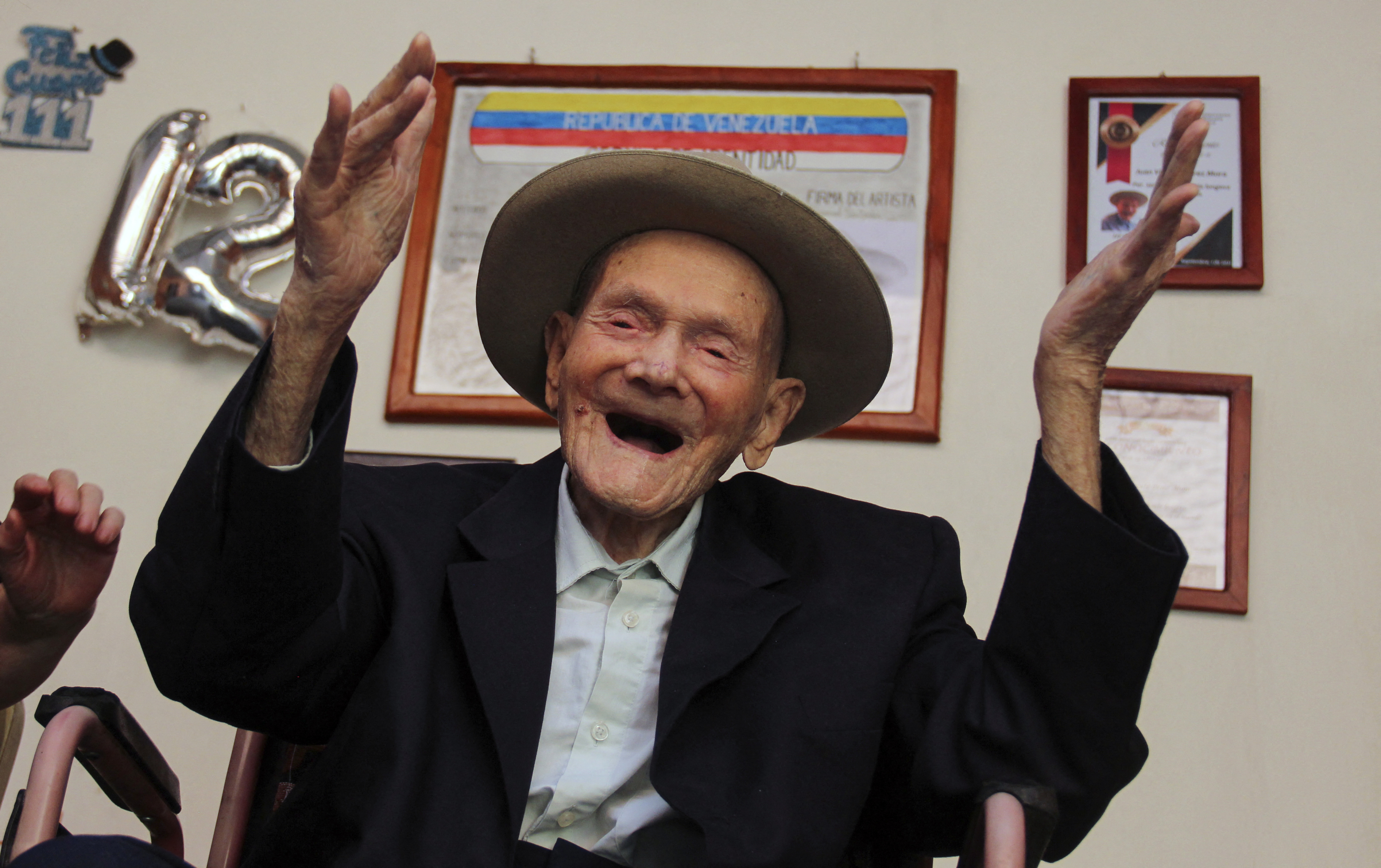 Juan Vicente Perez Mora has died just two months before he turned 115